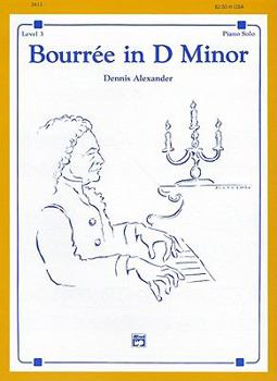 Paperback Bourr?e in D Minor: Sheet Book