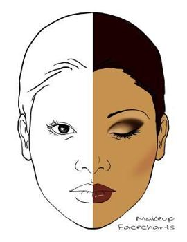 Paperback Makeup Facecharts: Cecilia Edition Book