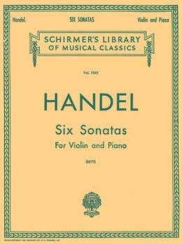 Paperback Six Sonatas: Schirmer Library of Classics Volume 1545 Violin and Piano Book