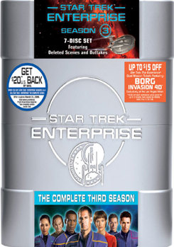 DVD Star Trek Enterprise: The Complete Third Season Book