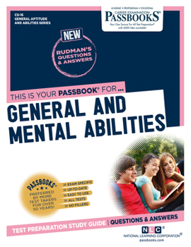 Paperback General and Mental Abilities (Cs-16): Passbooks Study Guide Volume 16 Book