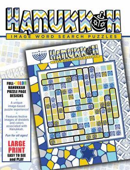 Paperback HANUKKAH: Image Word Search Puzzles Book
