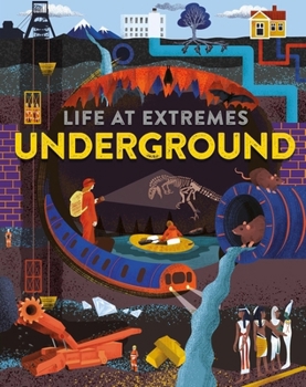 Paperback Franklin Watts Life at Extremes Underground. Book