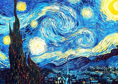 Misc. Brain Tree - Starry Night 1000 Pieces Jigsaw Puzzle for Adults: With Droplet Technology for Anti Glare & Soft Touch Book