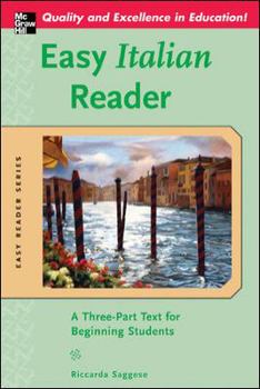 Paperback Easy Italian Reader: A Three-Part Text for Beginning Students [Italian] Book