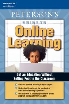 Paperback Peterson's Guide to Online Learning Book