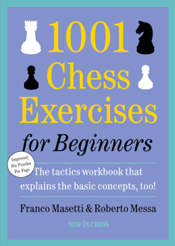 Paperback 1001 Chess Exercises for Beginners: Second Edition Book
