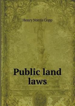 Paperback Public land laws Book