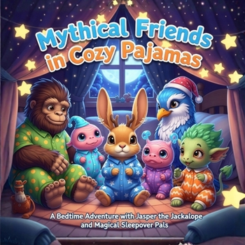 Mythical Friends in Cozy Pajamas: A Bedtime Adventure with Jasper the Jackalope and Magical Sleepover Pals