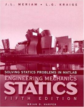 Paperback Solving Statics Problems with MATLAB Book