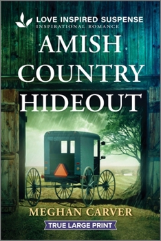 Paperback Amish Country Hideout [Large Print] Book