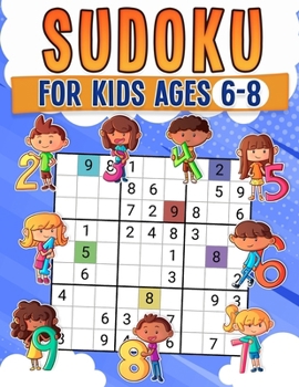 Paperback Sudoku For Kids Ages 6-8 Book