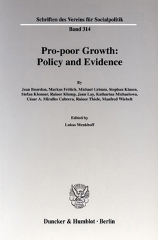 Paperback Pro-Poor Growth: Policy and Evidence Book