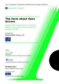 Paperback The Facts About Open Access Book