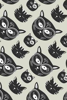 Paperback Funky Cats: Graph Paper Notebook, 6x9 Inch, 120 pages Book