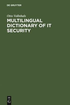 Hardcover Multilingual Dictionary of IT Security Book