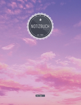 ZMUDACE Notizbuch Blanko: in DIN A4 Softcover | "ZB085 Himmel" |156 leere Seiten mit persönlichem Register + Seitenzahlen | Zeichenbuch, Skizzenbuch, ... zum Selbstgestalten (German Edition)
