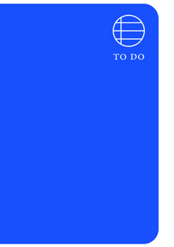 Paperback Cornflower Blue Pocket to Do Notebook Book