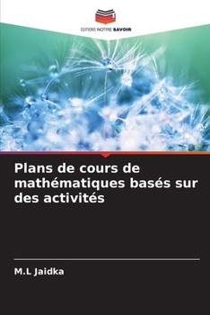Paperback Plans de cours de mathématiques basés sur des activités [French] Book