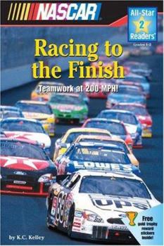 Paperback NASCAR Racing to the Finish (All-Star Readers, Level 2) Book