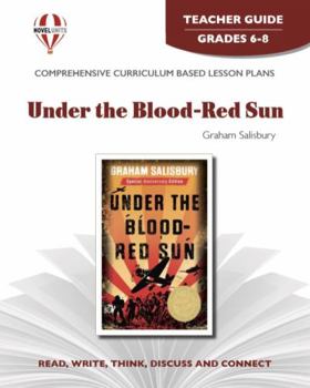 Paperback Under The Blood Red Sun - Teacher Guide by Novel Units Book