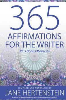 Paperback 365 Affirmations for the Writer: Plus Bonus Material Book
