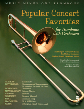 Paperback Popular Concert Favorites: for Trombone with Orchestra Book