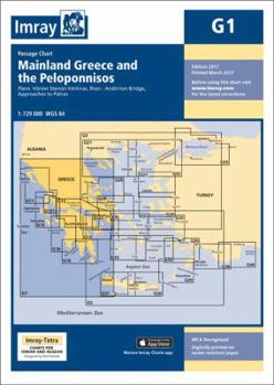 Map Imray Chart G1: Mainland Greece and the Peloponnisos (G Series) Book