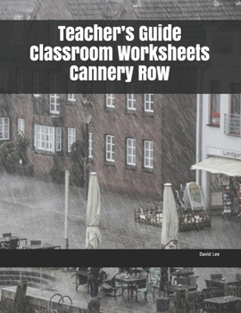 Paperback Teacher's Guide Classroom Worksheets Cannery Row Book