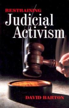 Paperback Restraining Judicial Activism Book