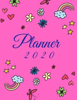 Paperback planner 2020: Daily Planner, GIFT Page a Day Calendar 2020, Schedule Organizer Planner (2020 Diary Day Per Page )365 Day Tabbed Jour Book