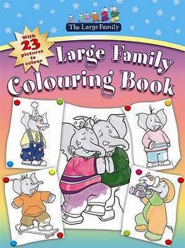 Paperback Large Family Colouring Book