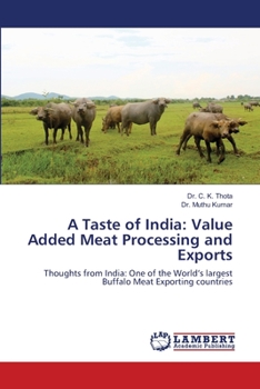 Paperback A Taste of India: Value Added Meat Processing and Exports Book