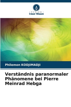 Paperback Verständnis paranormaler Phänomene bei Pierre Meinrad Hebga [German] Book