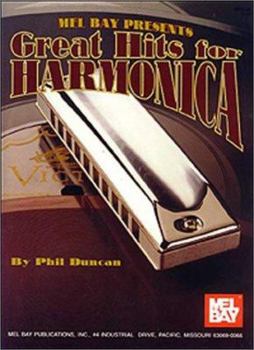 Paperback Great Hits for Harmonica Book