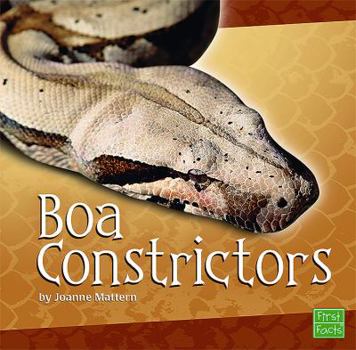 Hardcover Boa Constrictors Book