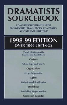 Paperback Dramatists Sourcebook 1998-98 Book