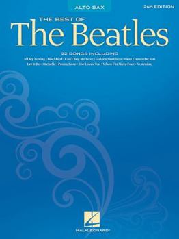 Paperback Best of the Beatles: Alto Sax Book