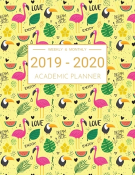 2019-2020 Academic Planner Weekly And Monthly: 2019 - 2020 Planner Weekly And Monthly: Calendar Schedule + Organizer, Lesson Planner Books for Teachers, July 2019 through June 2020