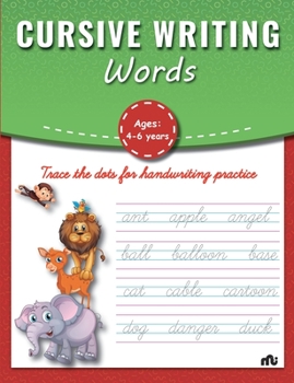 Paperback Cursive Writing: Words Book