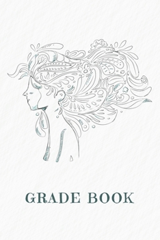 Grade Book: Grade booklet for pupils and students | Design: Woman in the wind
