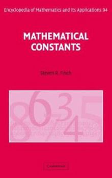 Hardcover Mathematical Constants Book
