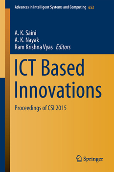 Paperback ICT Based Innovations: Proceedings of Csi 2015 Book