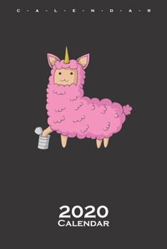 Paperback Llama Unicorn Calendar 2020: Lama and alpaca lovers and friends Book