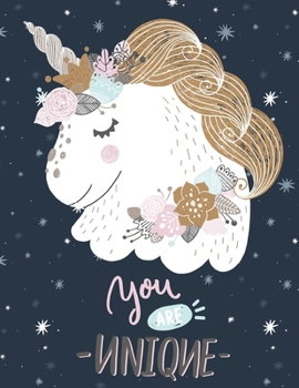 You Are Unique : Unicorn Sketchbook For Teen Girls 10-12 With No Lines 8.5 x 11 inches: Sketchbook for a 8 9 10 11 12 13 14 year old girl boys teens ... journal and notebook christmas xmas gifts