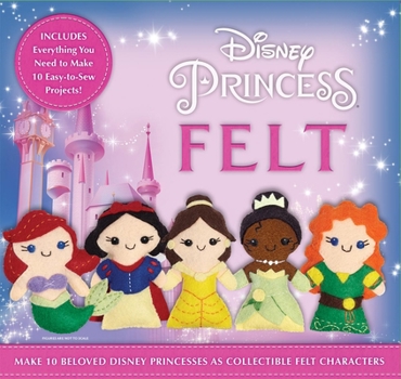 Hardcover Disney Princess Felt Book