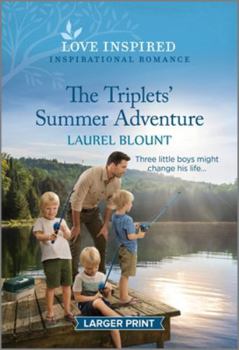 Mass Market Paperback The Triplets' Summer Adventure: An Uplifting Inspirational Romance [Large Print] Book