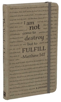 Hardcover A Journal: The Words of Jesus (Compact) Book