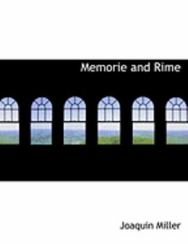 Paperback Memorie and Rime [Large Print] Book