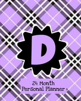 24 Month Personal Planner: Monogrammed Schedule and Organizer